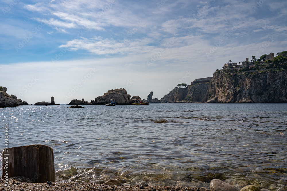 Poster The beautiful Taormina Italy (Sicily)