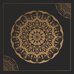 Luxury mandala arabesque ornamental background