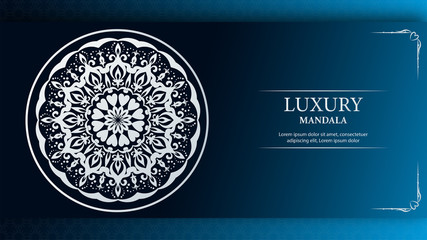 Luxury mandala arabesque ornamental background