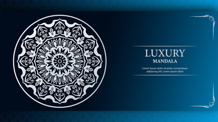 Luxury mandala arabesque ornamental background