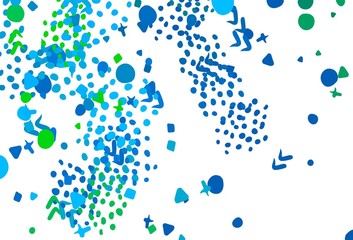 Light Blue, Red vector texture with abstract forms.