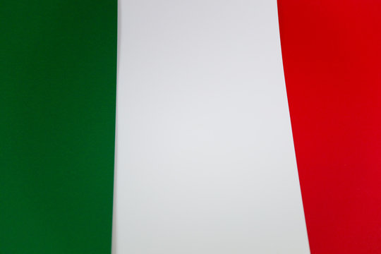 italienische Fahne als Hintergrund
