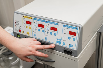 The device for electrocoagulation during surgery