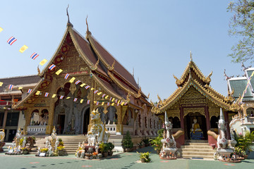 Obraz premium Wat Loi Khro Temple, Chiang Mai, Thailand, Asia