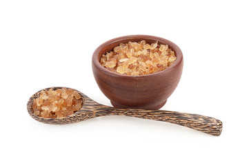 rock sugar isolated on a white background