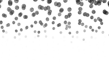 Light Gray vector pattern with spheres.