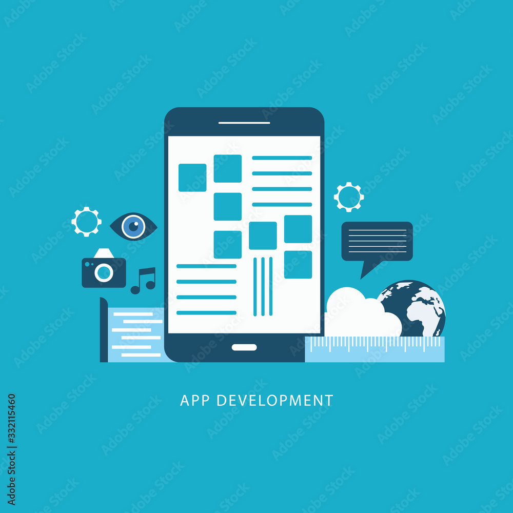 Poster mobile and software app design and development