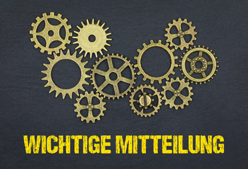 Wichtige Mitteilung 