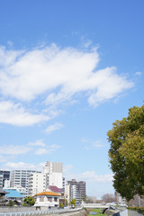 Obraz premium 江坂 周辺風景