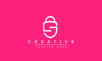 Simple Elegant Letter S Logo Design. Modern minimalist S SS creative initials based vector icon template.