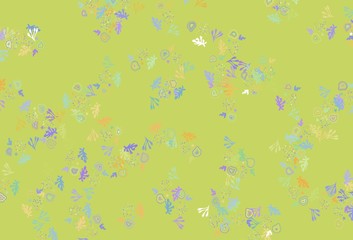 Light Multicolor vector texture with abstract forms.