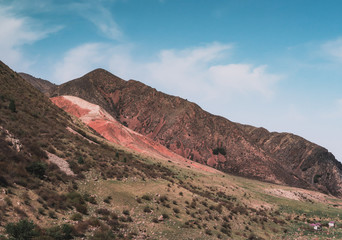 Red rocks mountains