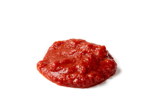 Ketchup Splash Or Tomato Sauce Blob Isolated