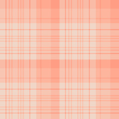 Seamless pattern in exquisite light orange colors for plaid, fabric, textile, clothes, tablecloth and other things. Vector image.