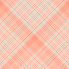 Seamless pattern in exquisite light orange colors for plaid, fabric, textile, clothes, tablecloth and other things. Vector image. 2