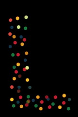 Lettera L bokeh