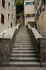 Fototapeta na wymiar Old town of Kotor in Montenegro