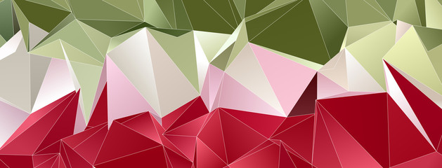 Fototapeta premium Triangular 3d, modern background