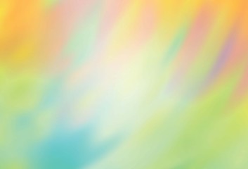 Obraz premium Light Green, Yellow vector blurred background.