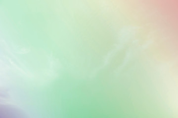 Sky and clouds in pastel tones