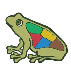 illustration of a frog