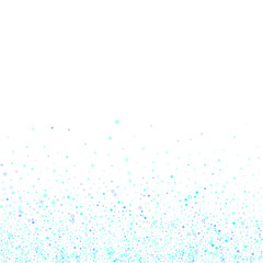 Blue, cyan, turquoise glitter stars confetti