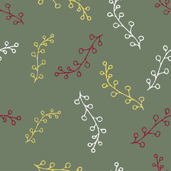 Botanical vector backdrop.
