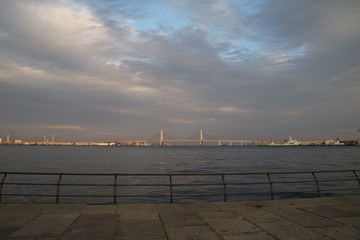 横浜臨港パークからの横浜港