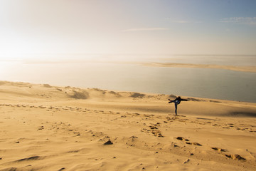 Dune du Pylah before sunset