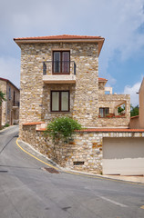 The white stone house of Lefkara village. Cyprus