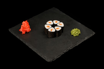 various sushi, rolls especially for cafes and restaurants