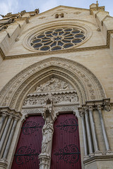 Montpellier Cathedral (or Cathedrale Saint-Pierre de Montpellier) - a Roman Catholic cathedral and a national monument of France located in city of Montpellier. France.