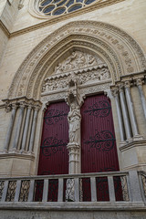 Montpellier Cathedral (or Cathedrale Saint-Pierre de Montpellier) - a Roman Catholic cathedral and a national monument of France located in city of Montpellier. France.