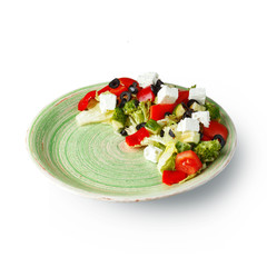 The restaurant's menu dish, a delicious snack for beer. Restaurant serving of the dish. A look from above