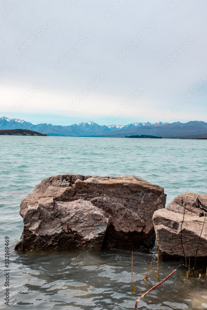 Canvas Prints lake in the mountains