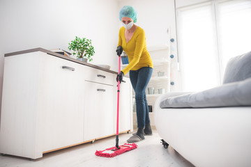 Home and room floor sterilization in the time of dangerous viruses.