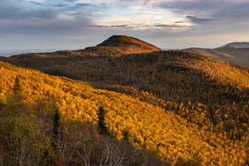 MacDonough Mountain in Autumn in the Adirondacks  - 332151066