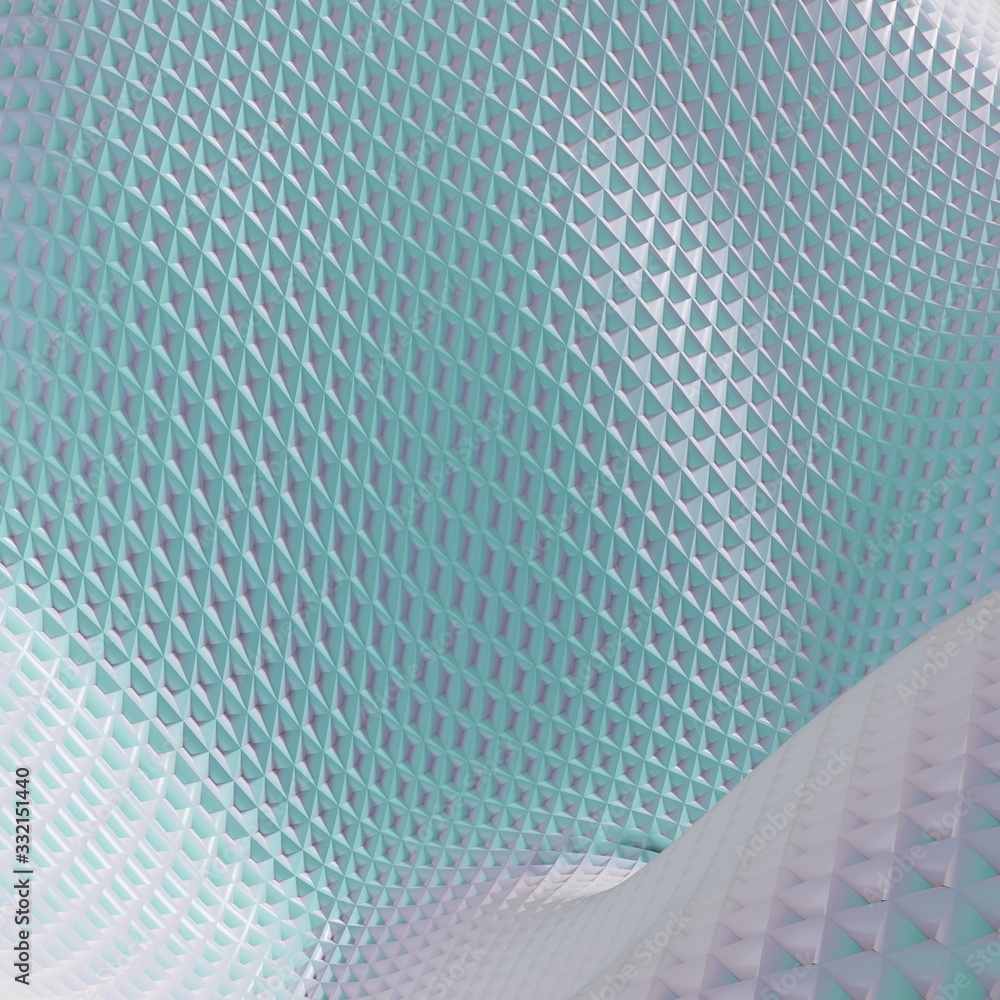 Poster abstract 3d mesh wave background. futuristic technology style. elegant background for business prese