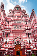 Red mosque Pettah, COlombo, Sri Lanka