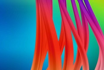 Light Blue, Green vector colorful blur backdrop.