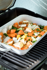 Schweinebraten vom Grill