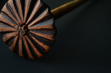 Yakut national wooden whisk for whipping cream - "ytyk"