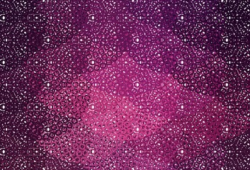 Light Pink vector background with spots.