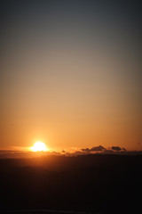 Sonnenaufgang, Wolken