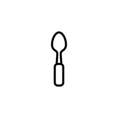 Vector illustration, spoon icon design