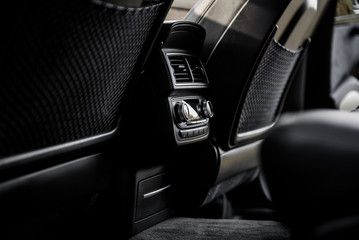 Obraz premium luxury car interior parts details