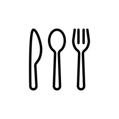 Vector illustration, spoon icon design