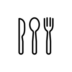 Vector illustration, spoon icon design