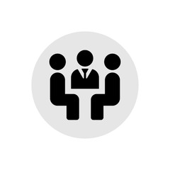 solid icons for Meeting,business,vector illustrations