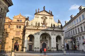 Fototapeta na wymiar Prague during quarantine caused by Corona virus